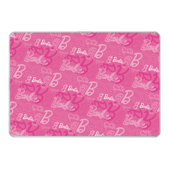 LAVIE SOL着せ替えケース［ Barbie - ロゴパターン1 ］