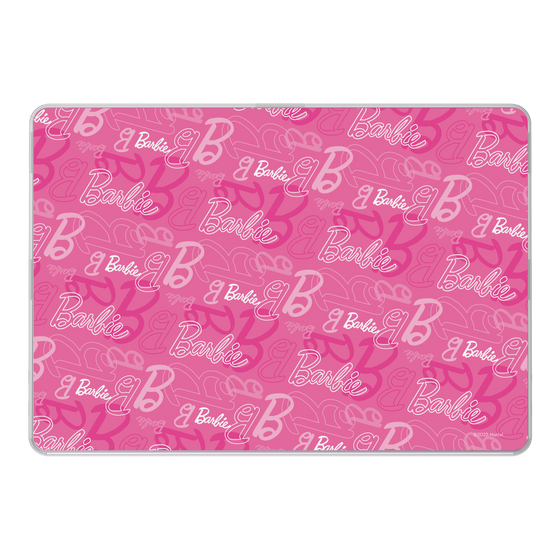 LAVIE SOL着せ替えケース［ Barbie - ロゴパターン1 ］