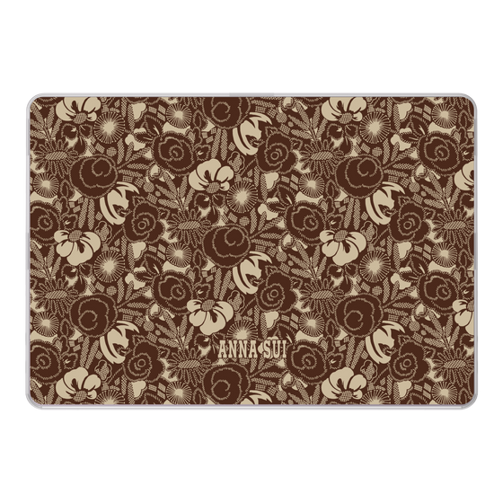 LAVIE SOL着せ替えケース［ ANNA SUI - STITCHED FLORAL ］