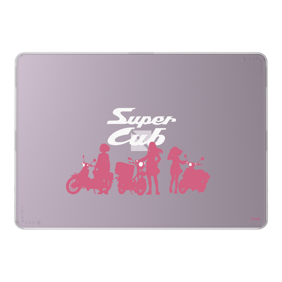 LAVIE SOL着せ替えケース［ TVアニメ「スーパーカブ」 - シルエット - 3人 ］