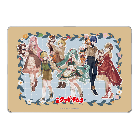 LAVIE SOL着せ替えケース［ 初音ミク×クッピーラムネ - 等身イラスト ］