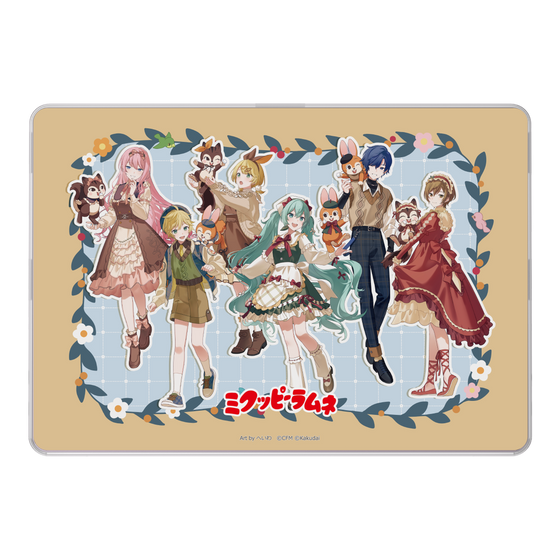 LAVIE SOL着せ替えケース［ 初音ミク×クッピーラムネ - 等身イラスト ］