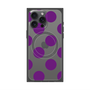 プレミアムパネル with MagSafe［ シンプルドット - Purple ］