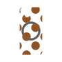 プレミアムパネル with MagSafe［ シンプルドット - Brown ］