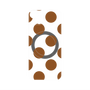 プレミアムパネル with MagSafe［ シンプルドット - Brown ］