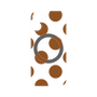 プレミアムパネル with MagSafe［ シンプルドット - Brown ］