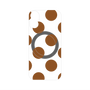 プレミアムパネル with MagSafe［ シンプルドット - Brown ］