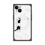 プレミアムパネル with MagSafe［ 夢中に覗く三毛ねこ ］
