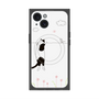 プレミアムパネル with MagSafe［ 夢中に覗く三毛ねこ ］