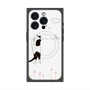プレミアムパネル with MagSafe［ 夢中に覗く三毛ねこ ］
