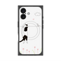 プレミアムパネル with MagSafe［ 夢中に覗く三毛ねこ ］