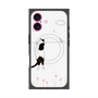 プレミアムパネル with MagSafe［ 夢中に覗く三毛ねこ ］