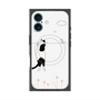 プレミアムパネル with MagSafe［ 夢中に覗く三毛ねこ ］