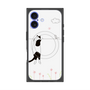 プレミアムパネル with MagSafe［ 夢中に覗く三毛ねこ ］