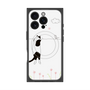 プレミアムパネル with MagSafe［ 夢中に覗く三毛ねこ ］