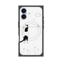プレミアムパネル with MagSafe［ 夢中に覗く三毛ねこ ］