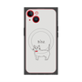 プレミアムパネル with MagSafe［ 蝶ネクタイねこ - White ］