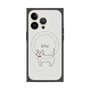 プレミアムパネル with MagSafe［ 蝶ネクタイねこ - White ］