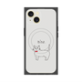 プレミアムパネル with MagSafe［ 蝶ネクタイねこ - White ］