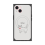 プレミアムパネル with MagSafe［ 蝶ネクタイねこ - White ］