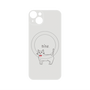 プレミアムパネル with MagSafe［ 蝶ネクタイねこ - White ］