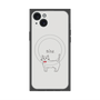 プレミアムパネル with MagSafe［ 蝶ネクタイねこ - White ］