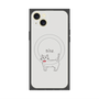プレミアムパネル with MagSafe［ 蝶ネクタイねこ - White ］
