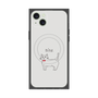 プレミアムパネル with MagSafe［ 蝶ネクタイねこ - White ］