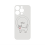プレミアムパネル with MagSafe［ 蝶ネクタイねこ - White ］