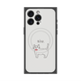 プレミアムパネル with MagSafe［ 蝶ネクタイねこ - White ］