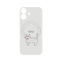プレミアムパネル with MagSafe［ 蝶ネクタイねこ - White ］