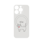 プレミアムパネル with MagSafe［ 蝶ネクタイねこ - White ］