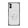 プレミアムパネル with MagSafe［ 蝶ネクタイねこ - White ］