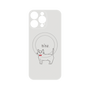 プレミアムパネル with MagSafe［ 蝶ネクタイねこ - White ］