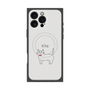 プレミアムパネル with MagSafe［ 蝶ネクタイねこ - White ］