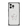 プレミアムパネル with MagSafe［ 蝶ネクタイねこ - White ］