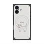 プレミアムパネル with MagSafe［ 蝶ネクタイねこ - White ］