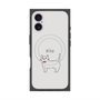 プレミアムパネル with MagSafe［ 蝶ネクタイねこ - White ］