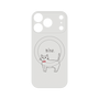 プレミアムパネル with MagSafe［ 蝶ネクタイねこ - White ］