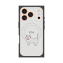 プレミアムパネル with MagSafe［ 蝶ネクタイねこ - White ］