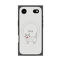 プレミアムパネル with MagSafe［ 蝶ネクタイねこ - White ］