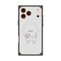 プレミアムパネル with MagSafe［ 蝶ネクタイねこ - White ］
