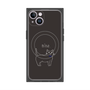 プレミアムパネル with MagSafe［ 蝶ネクタイねこ - Black ］