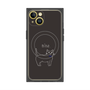 プレミアムパネル with MagSafe［ 蝶ネクタイねこ - Black ］