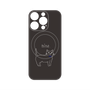 プレミアムパネル with MagSafe［ 蝶ネクタイねこ - Black ］