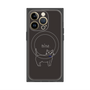 プレミアムパネル with MagSafe［ 蝶ネクタイねこ - Black ］