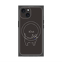 プレミアムパネル with MagSafe［ 蝶ネクタイねこ - Black ］