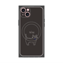 プレミアムパネル with MagSafe［ 蝶ネクタイねこ - Black ］