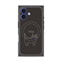 プレミアムパネル with MagSafe［ 蝶ネクタイねこ - Black ］