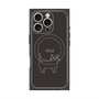 プレミアムパネル with MagSafe［ 蝶ネクタイねこ - Black ］